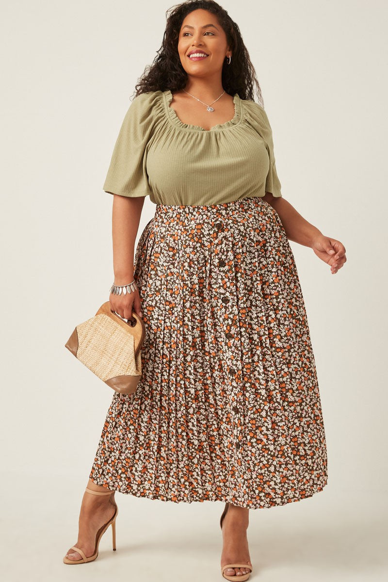 Perfectly Fall Skirt-PLUS