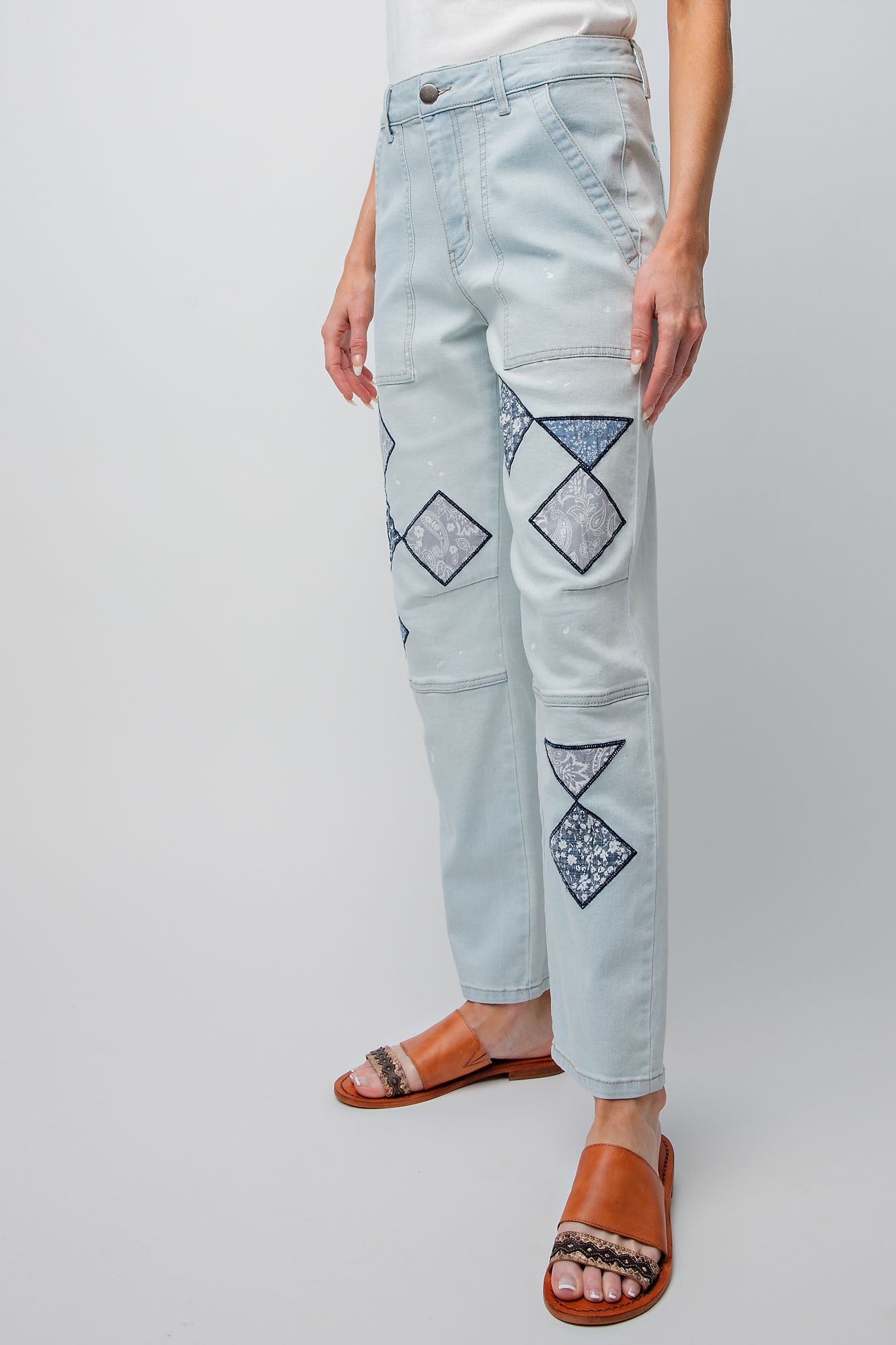 Patchwork Tribal Denim