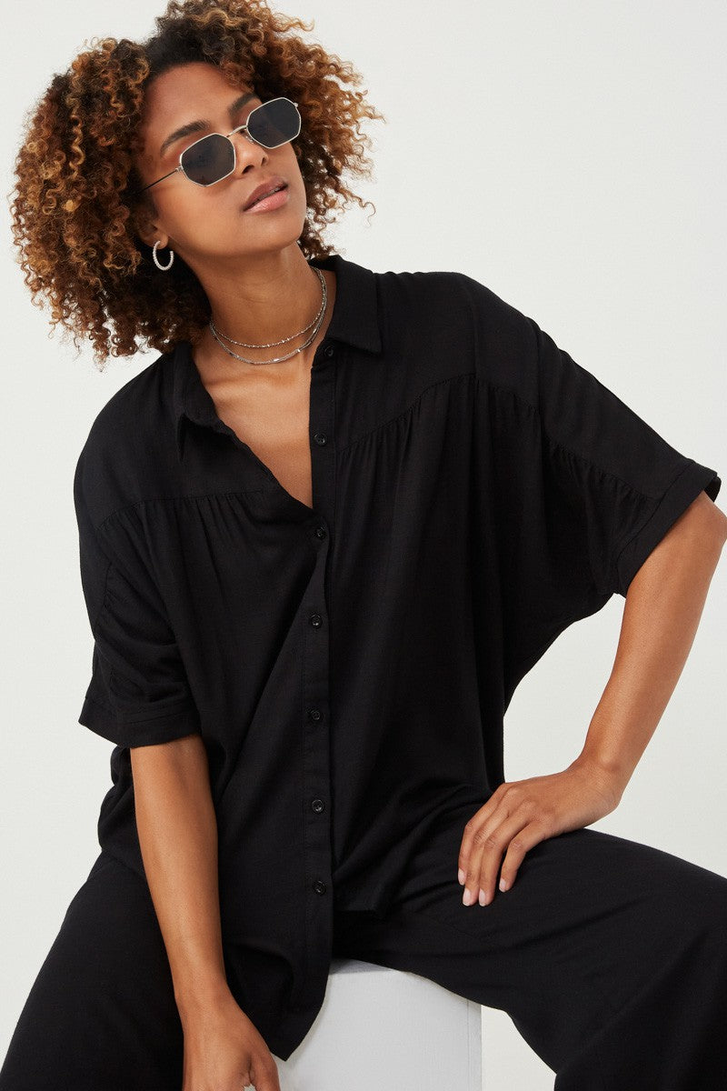 Back Me Up Linen Set-TOP