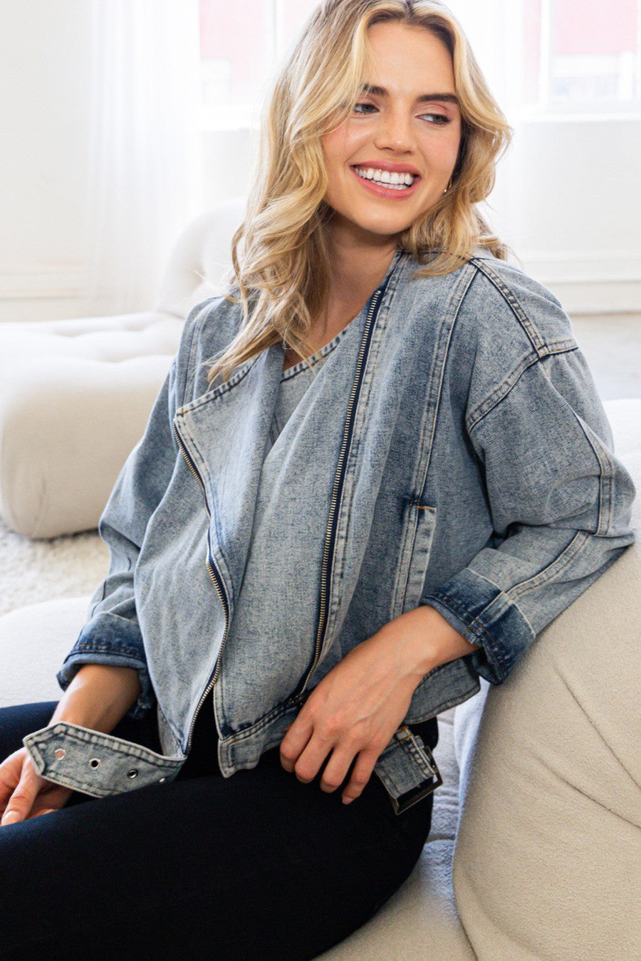Washed Denim Jacket