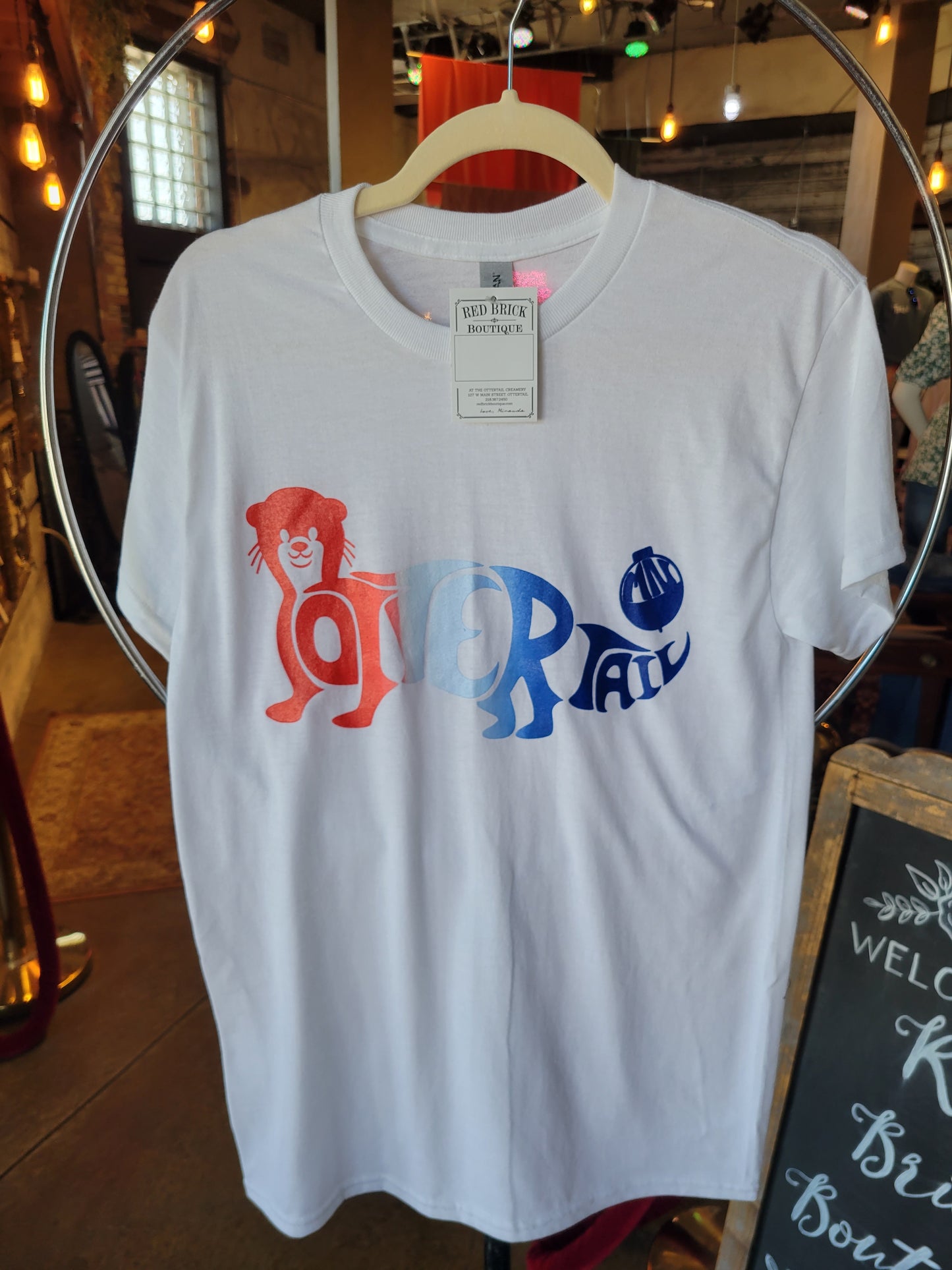 Bobber the Otter Tshirt-4th of July