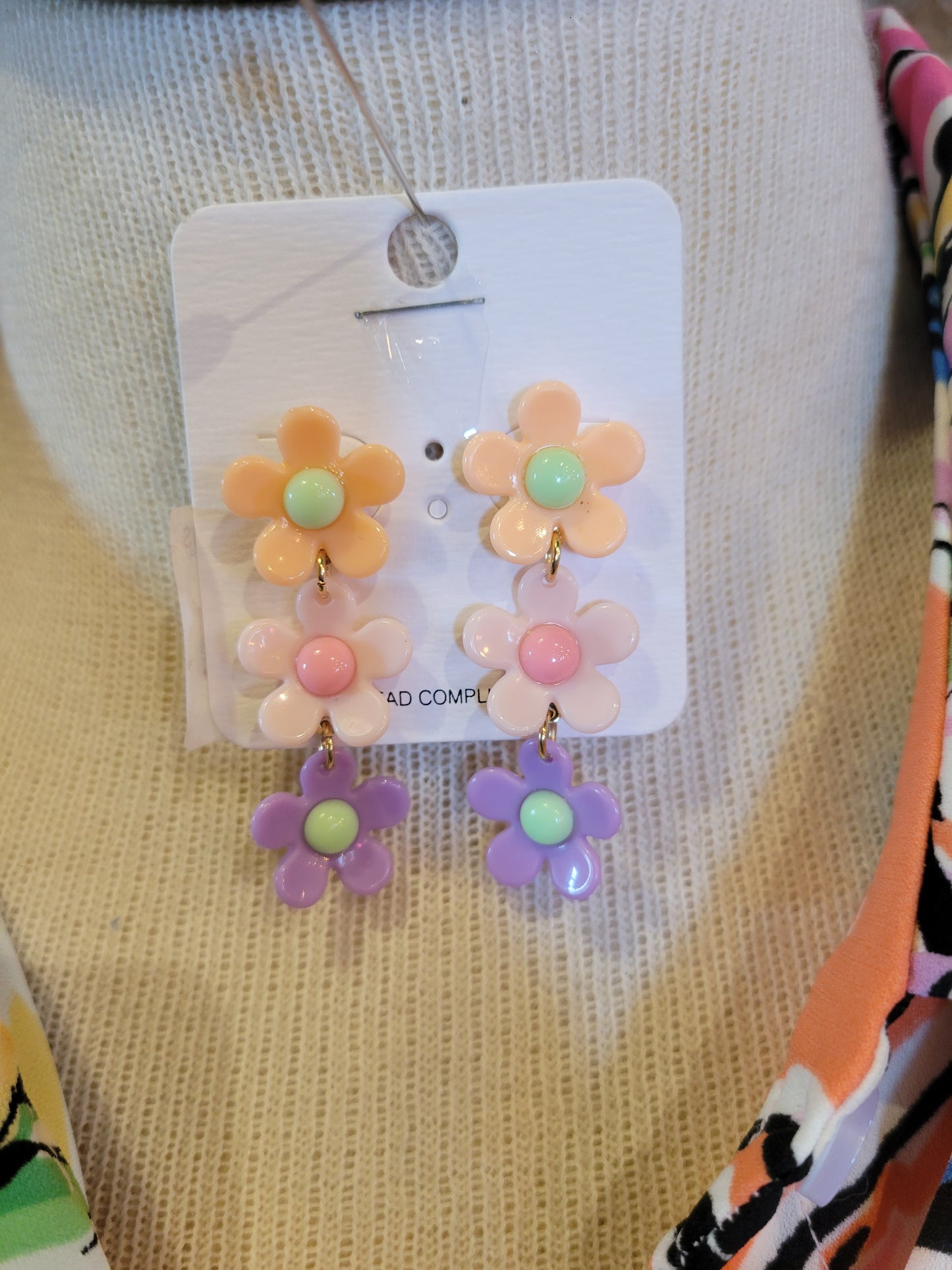 Retro Flower Earrings