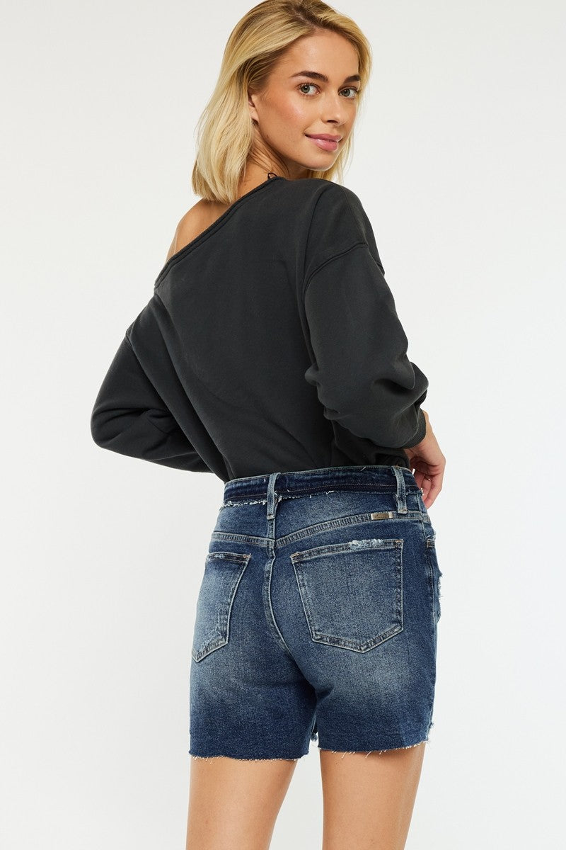 Dark Wash Delight Shorts