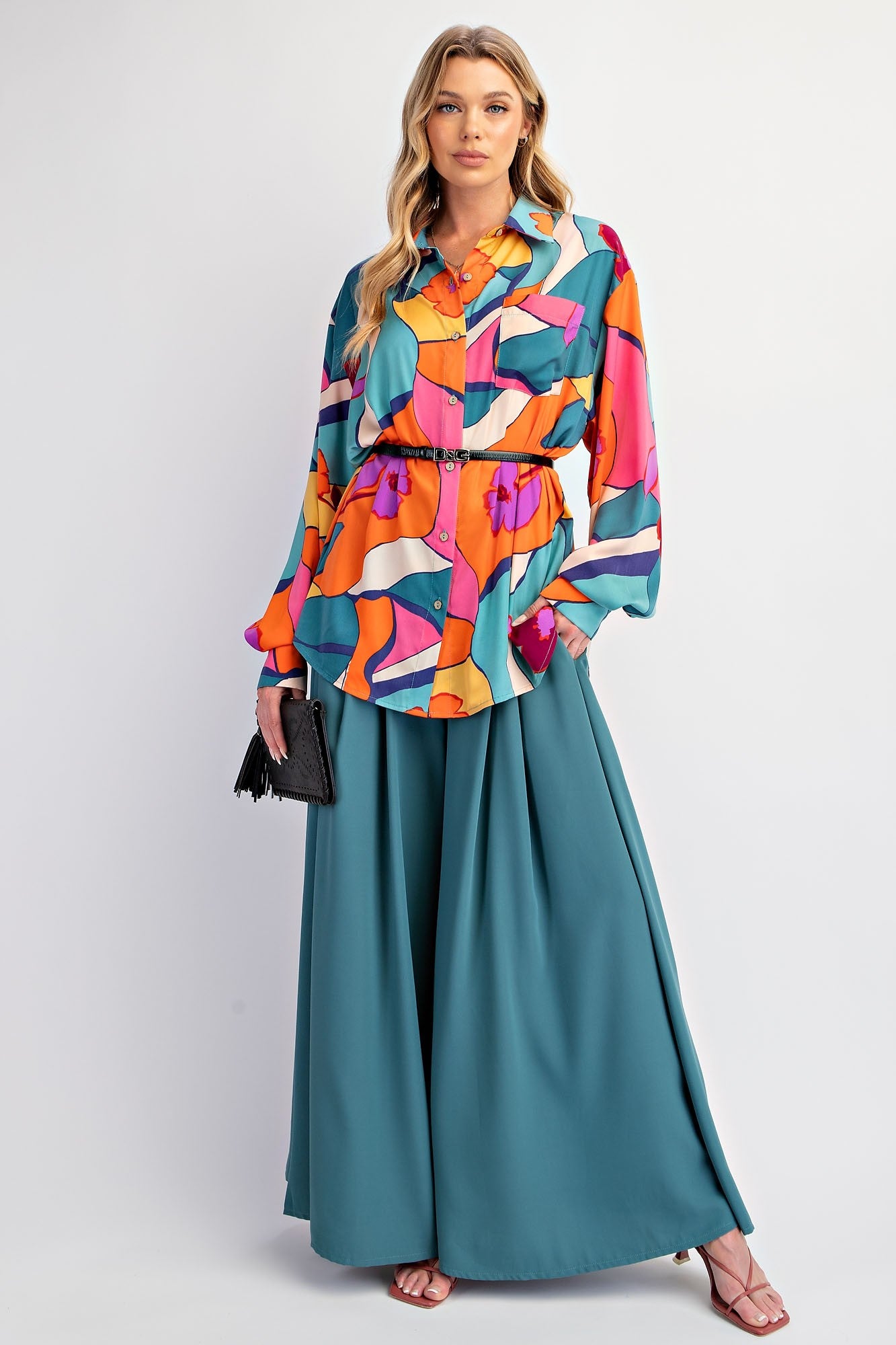 Summer Satin Top