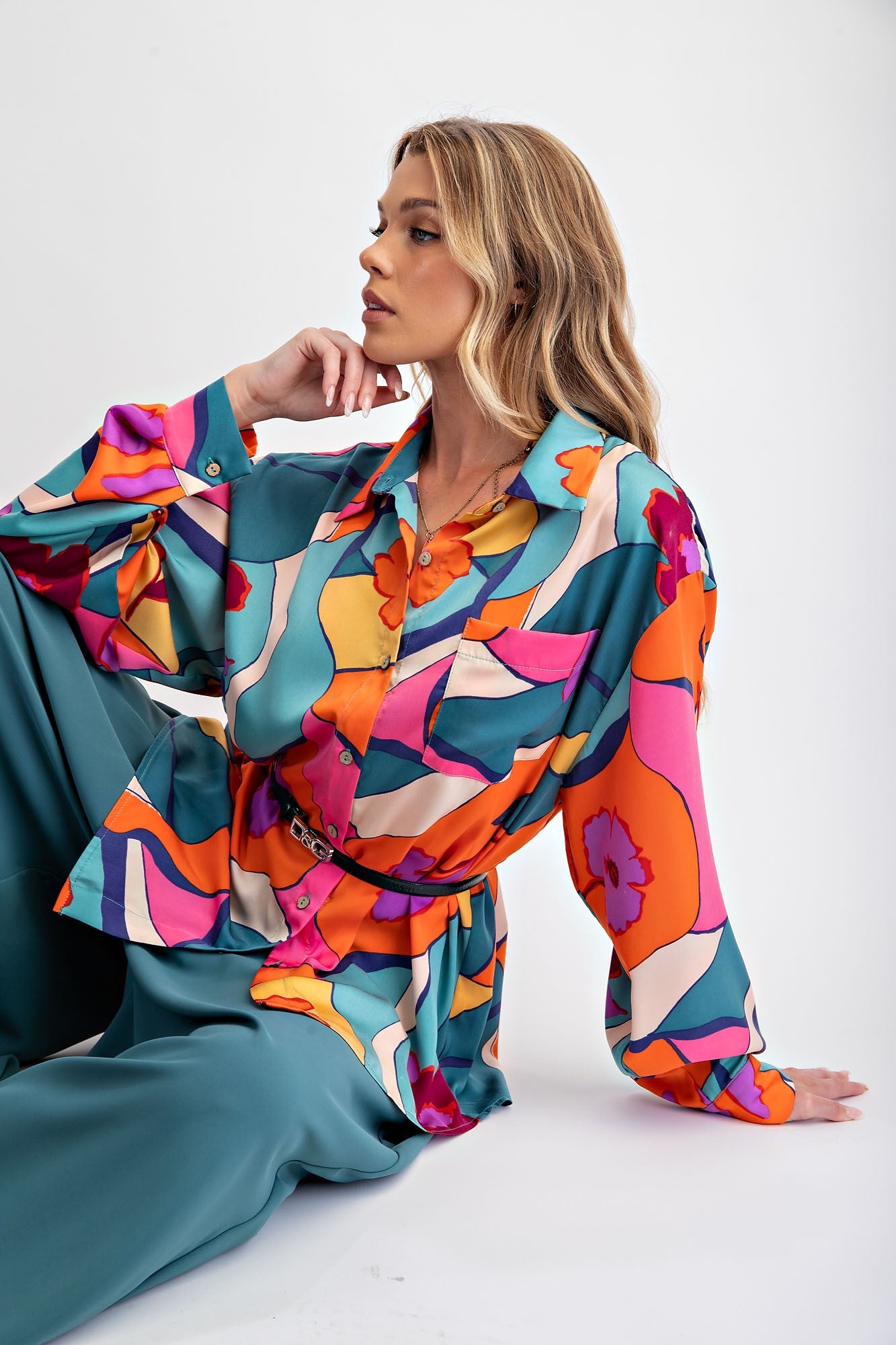 Summer Satin Top