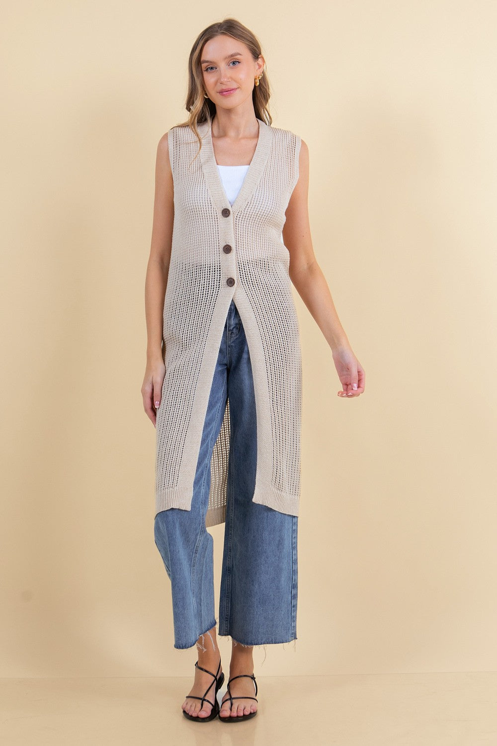 Duster Cardigan Vest