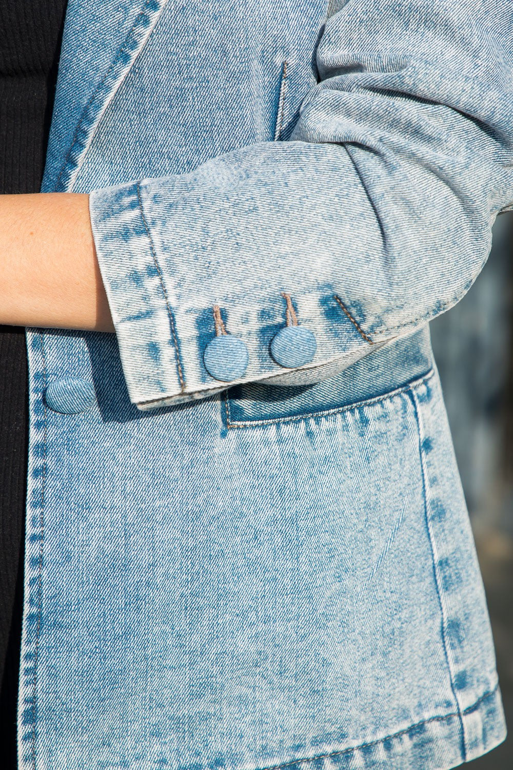 Denim Blazer in Action