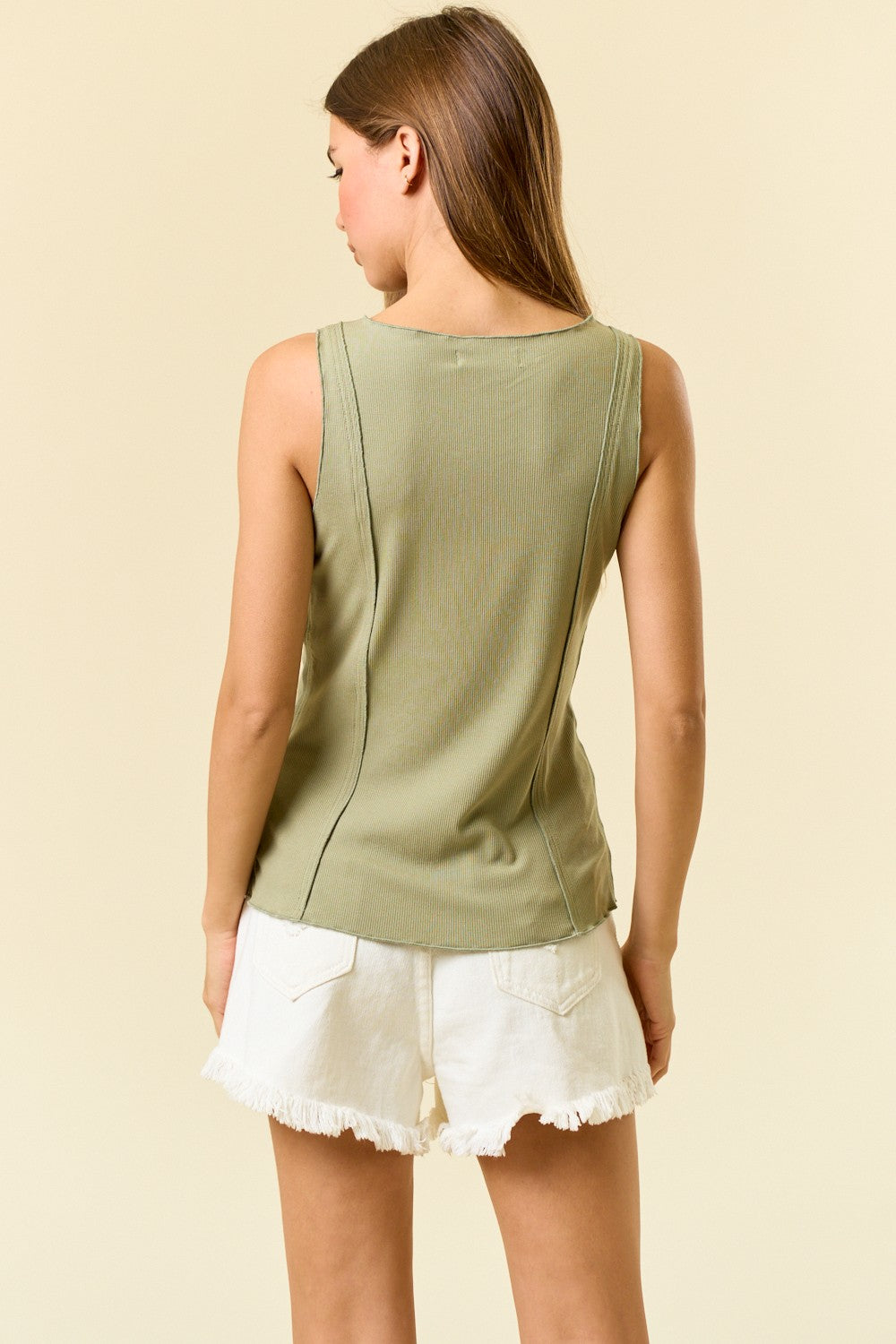 Exposed Seam Tank Top