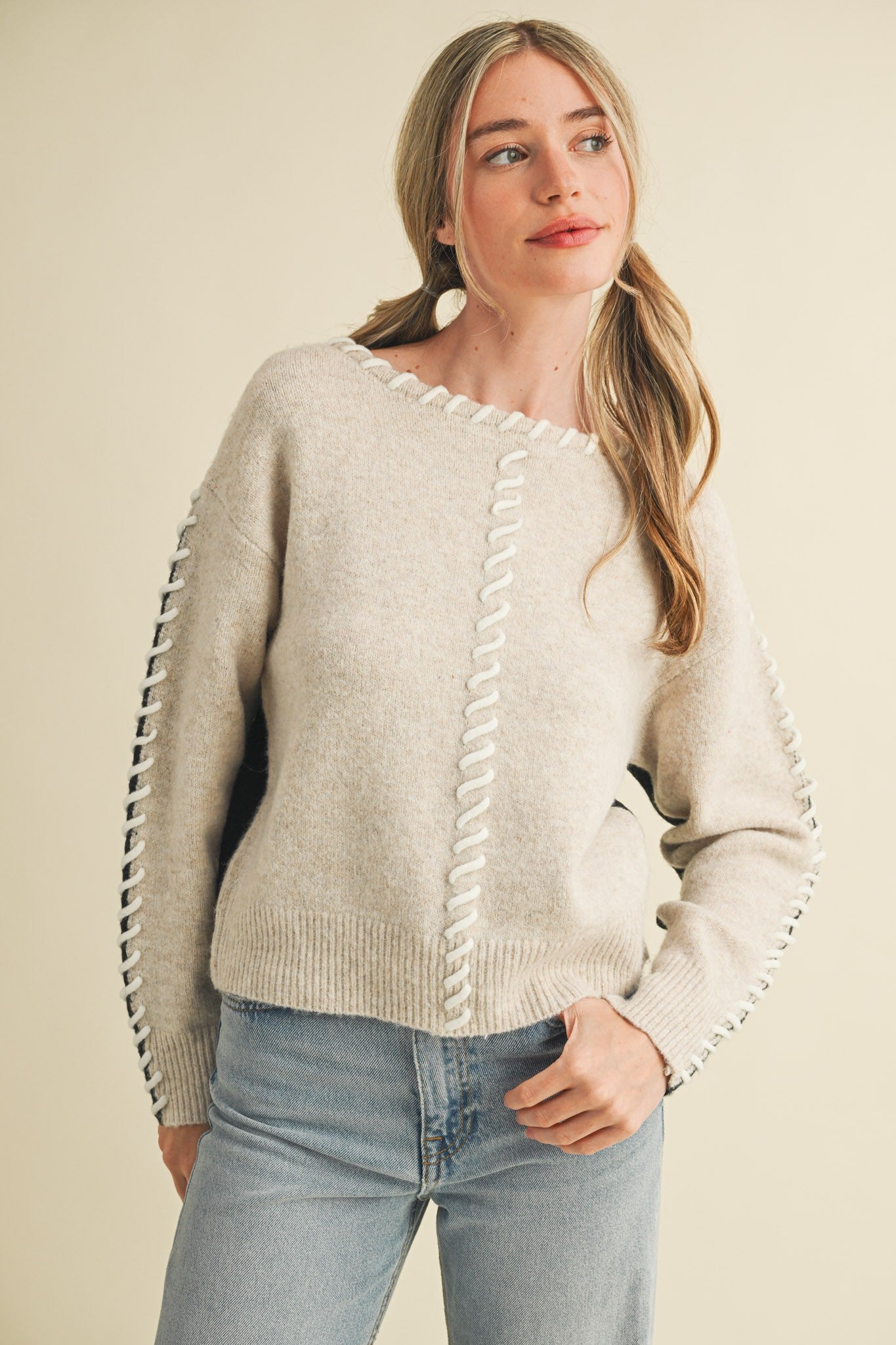 Whip Stitch Sweater