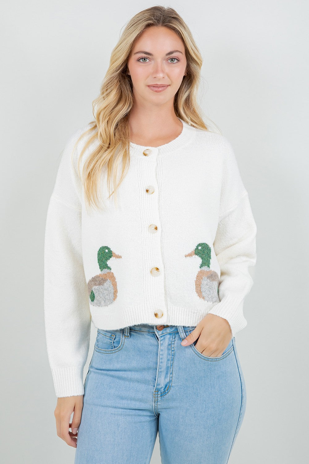 Mallard Duck Cardigan