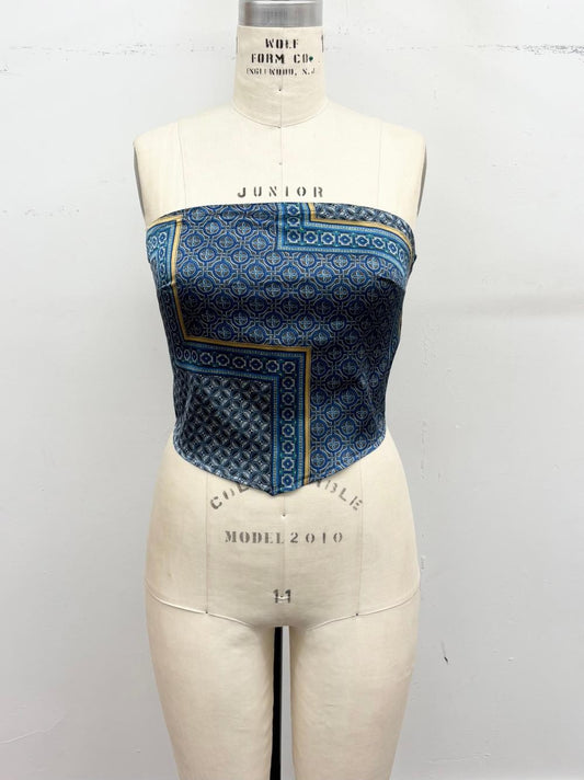 Bandana Print Scarf Top