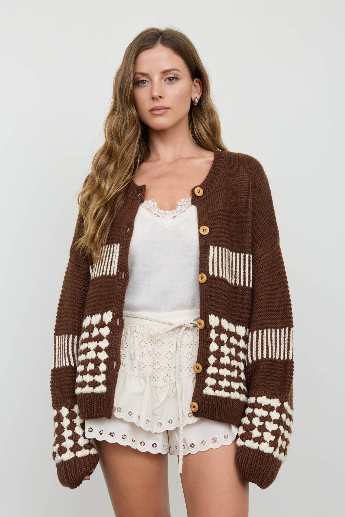 Chunky Cardigan -Multi