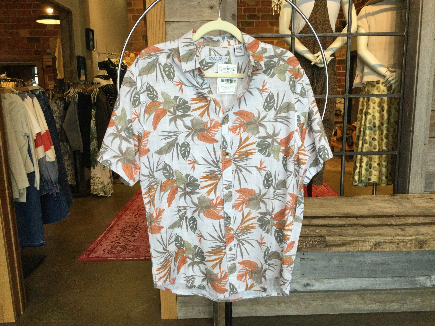 Sunset Tropical Button Down-Men's