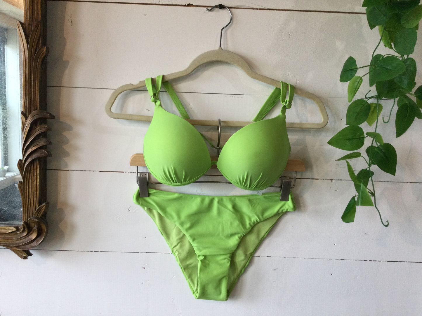 Lime in the Sand Push Up Bikini
