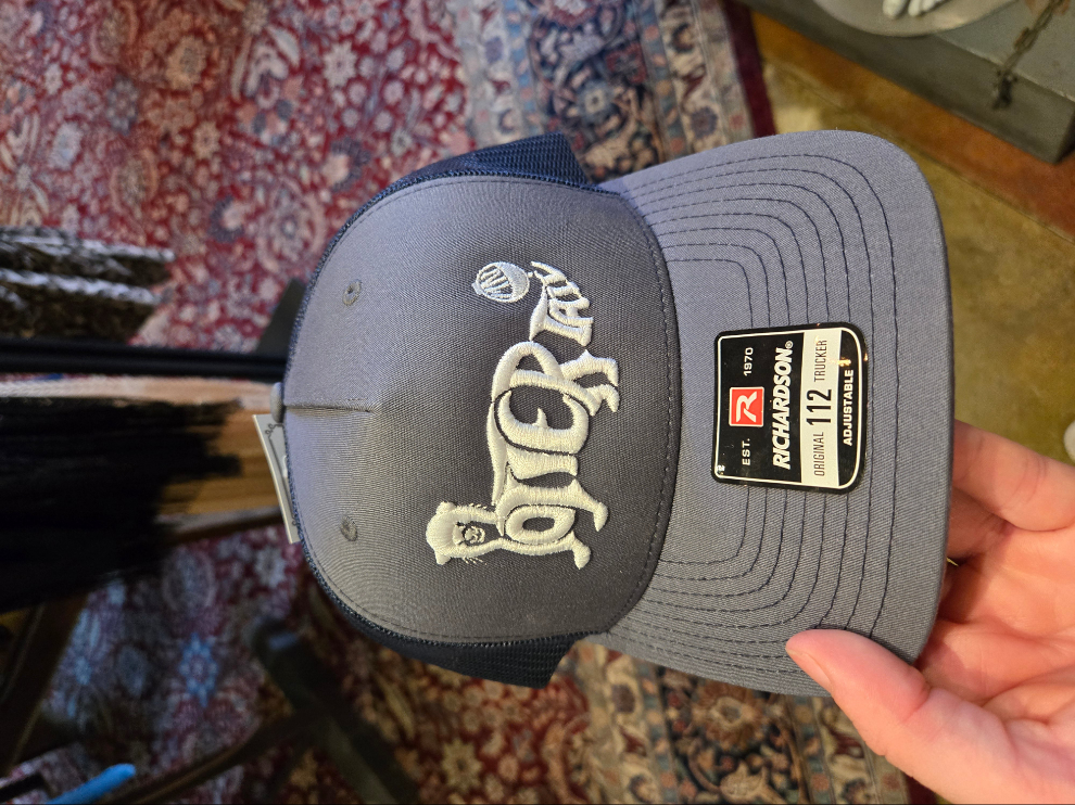 Bobber the Otter Trucker Hat-Blue