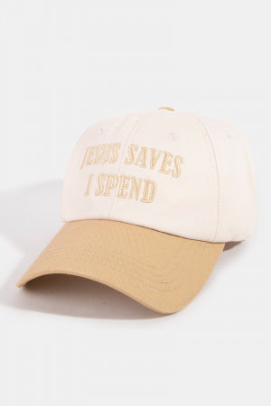 Jesus Saves Hat-Tan