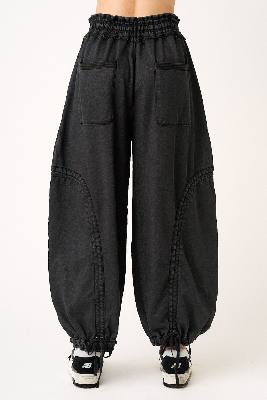 Terry Drop Pocket Balloon Pants