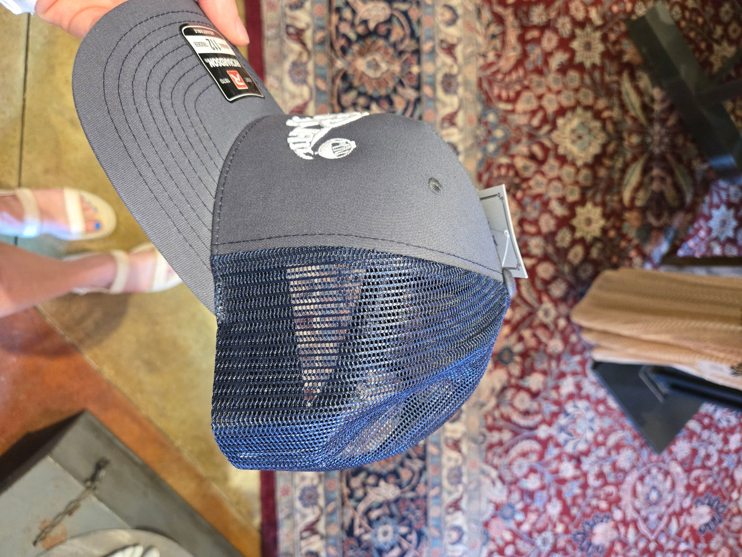 Bobber the Otter Trucker Hat-Blue