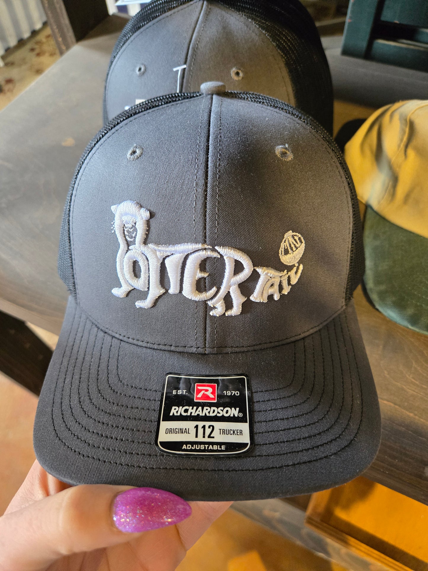 Bobber the Otter Trucker Hat-Grey