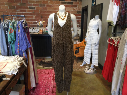 Leopard Print Jumpsuit