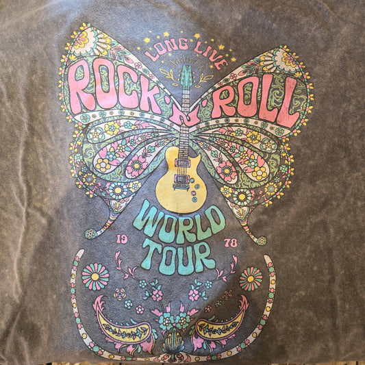 Rock n Roll Butterfly Shirt-PLUS