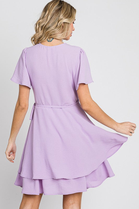 Twirl Me Around Dress-Purple