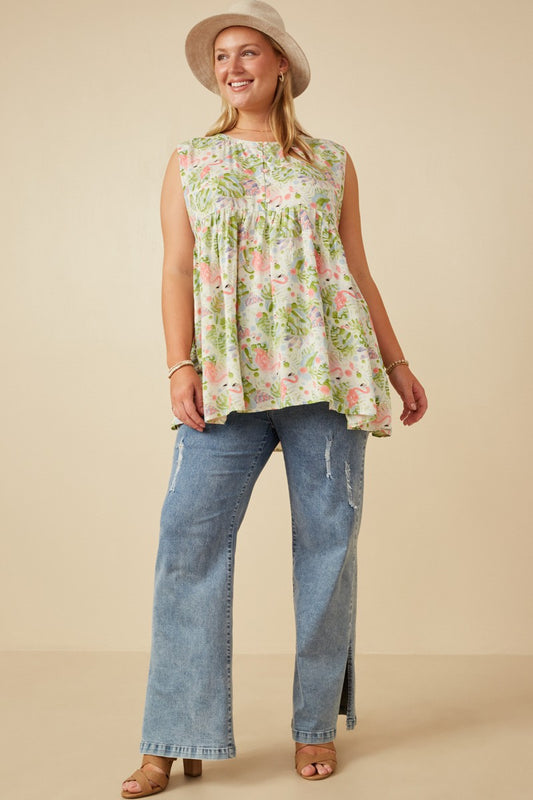 Flamingo Sun Top-PLUS