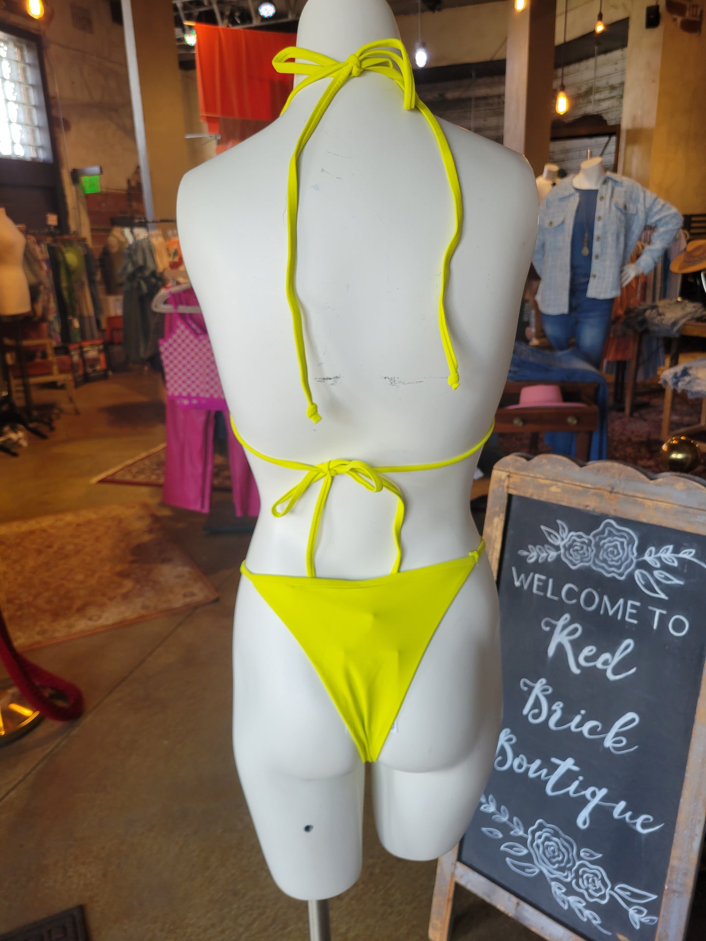 Swim with Me Suit LIME-Bottom