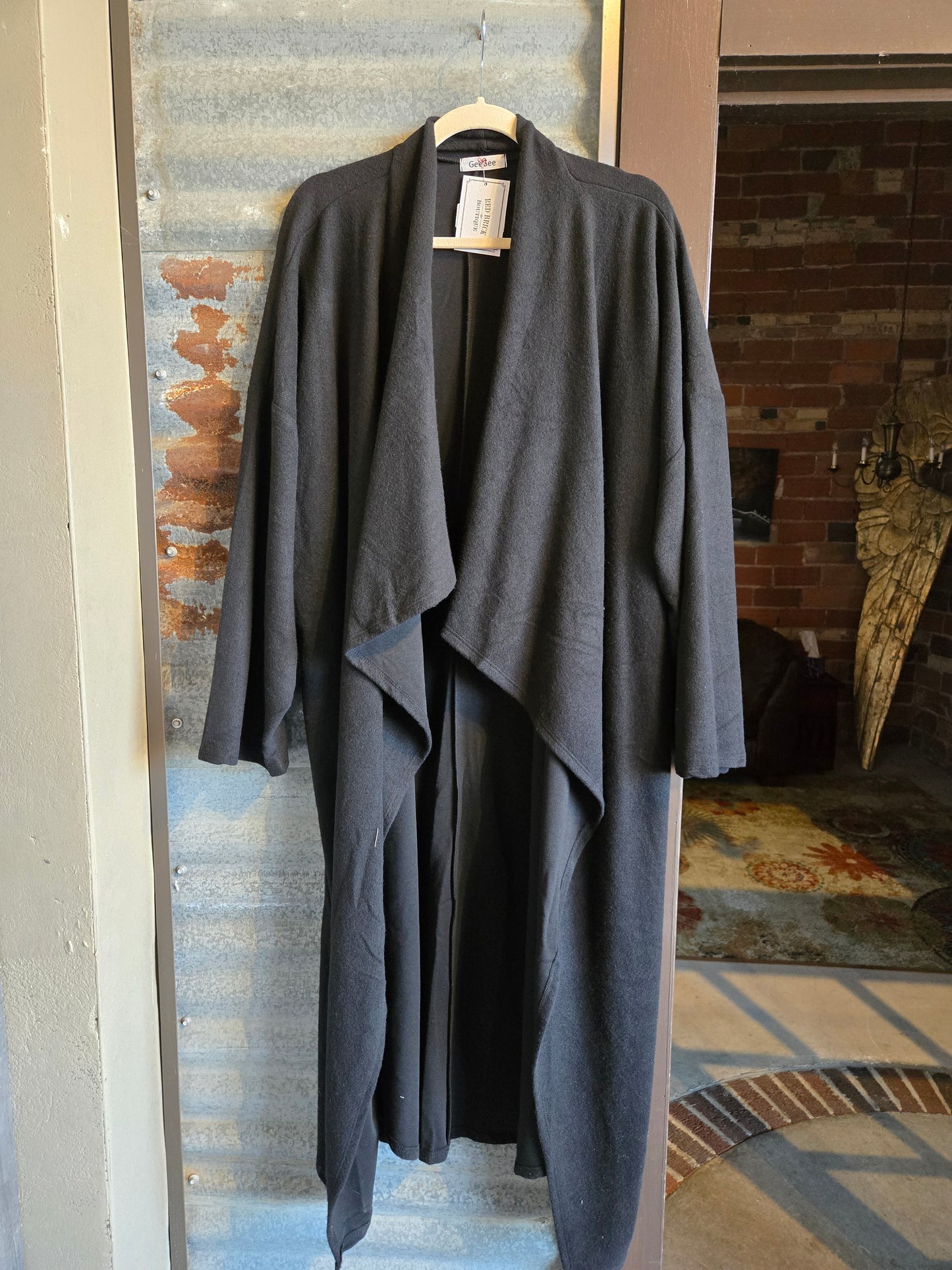 Long Body Cardigan-PLUS