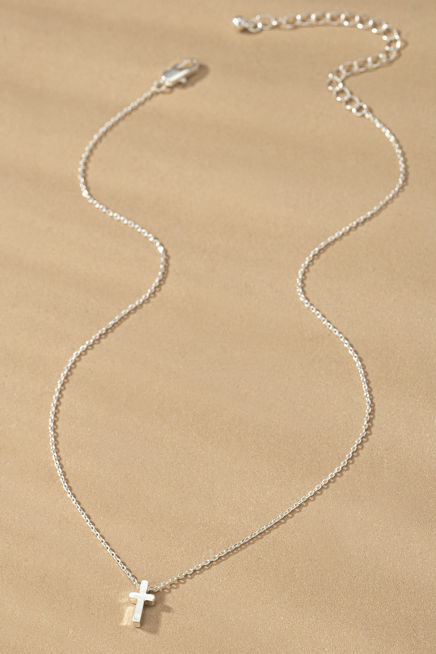 Cross Necklace-Gold
