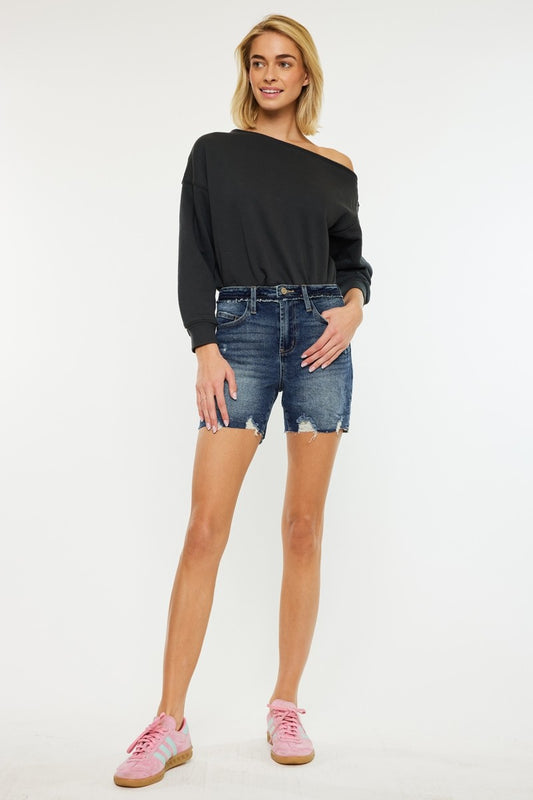 Dark Wash Delight Shorts