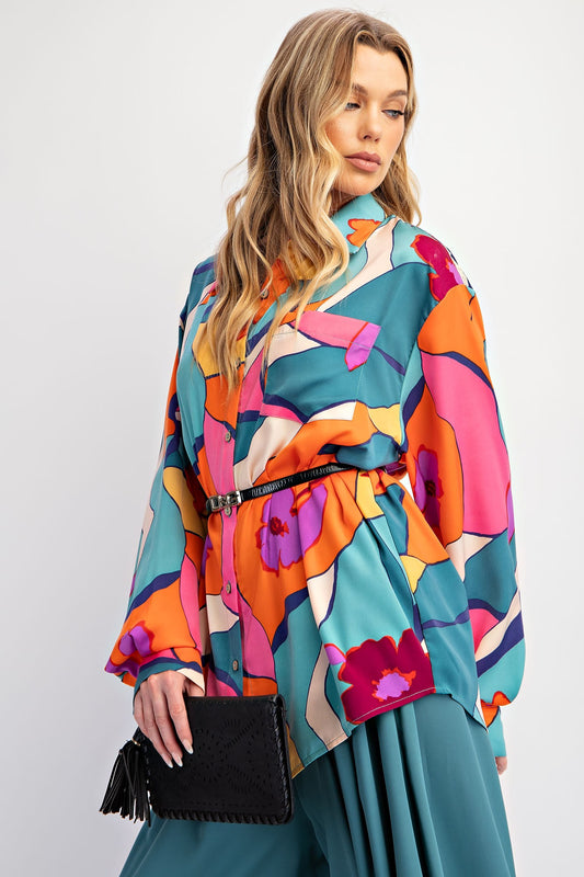 Summer Satin Top