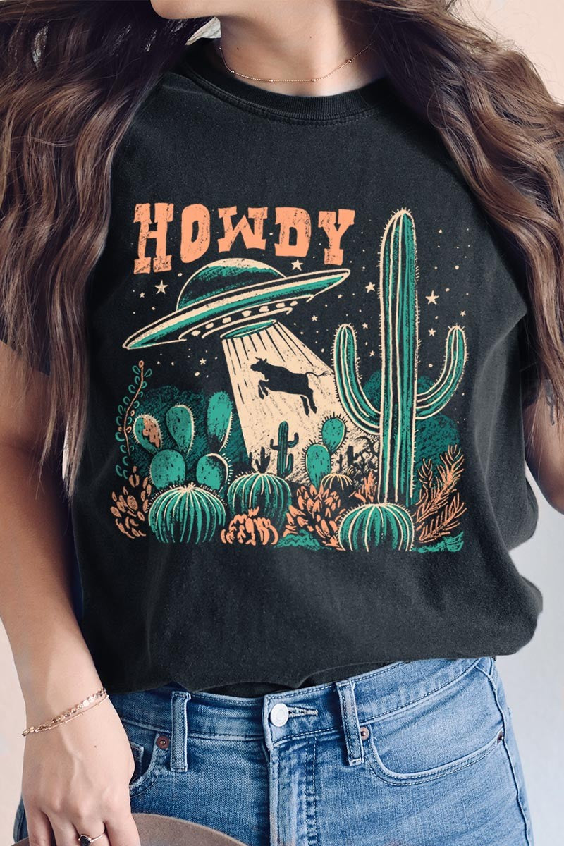 Cow Abduction Graphic Shirt