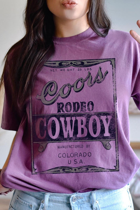 Coors Cowboy Graphic Top