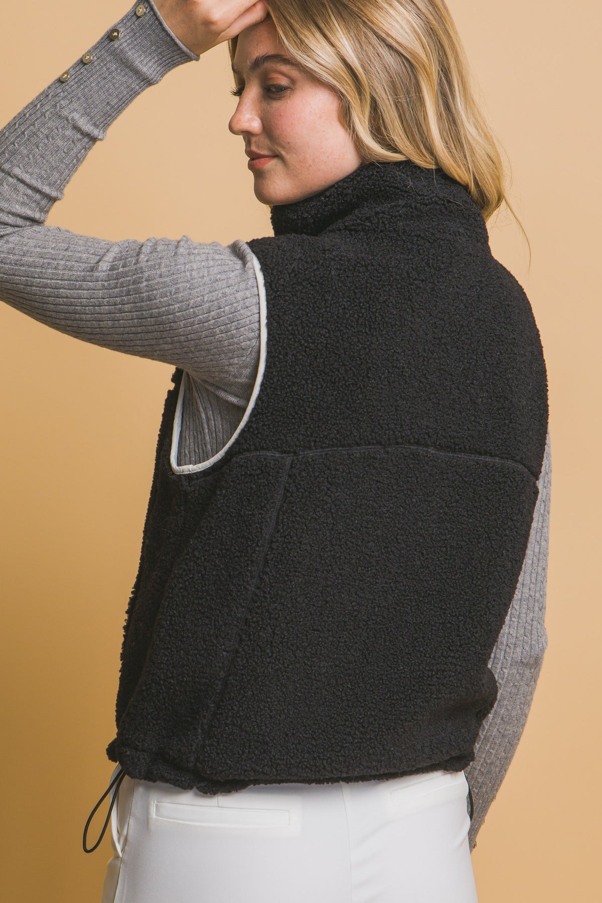Reversible Sherpa Fleece Vest