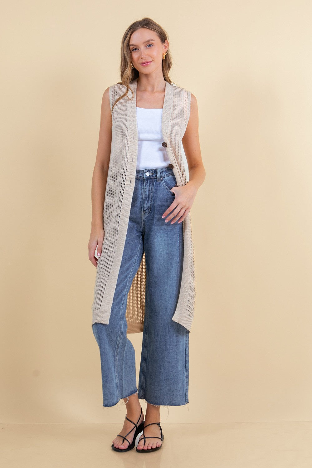 Duster Cardigan Vest