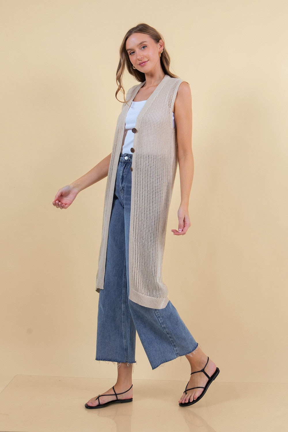 Duster Cardigan Vest