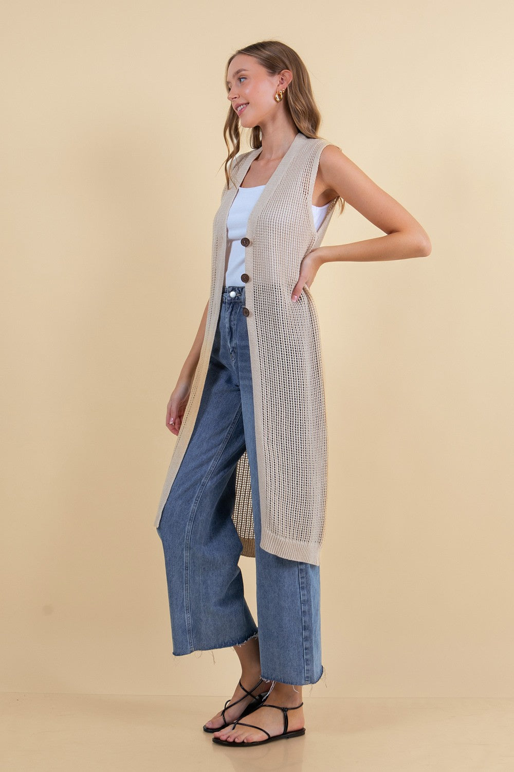 Duster Cardigan Vest