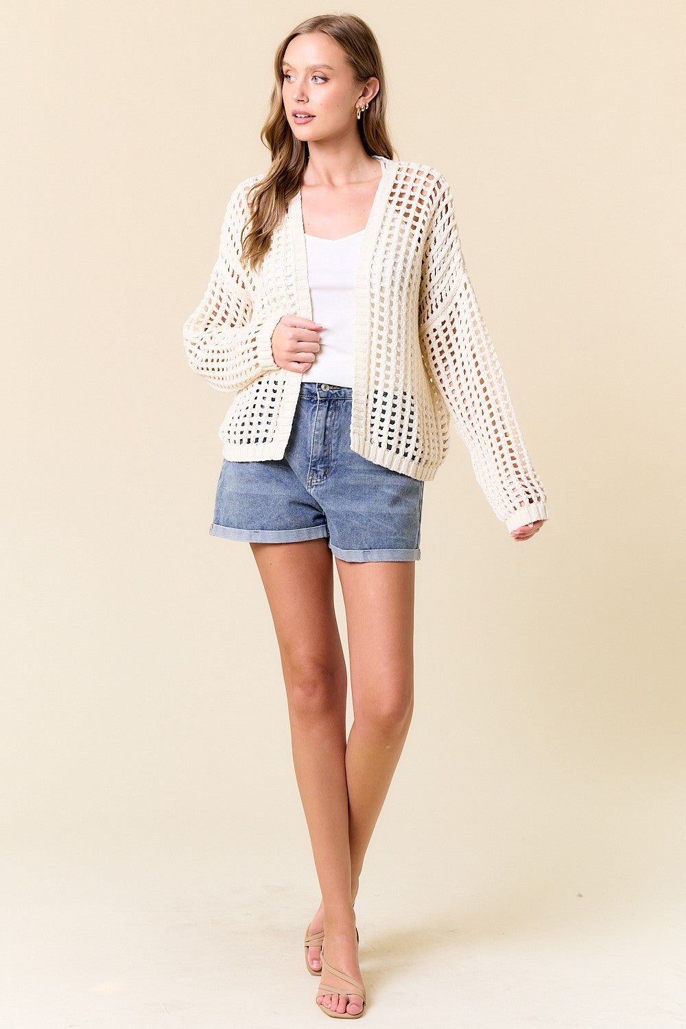 Open Knit Cardigan