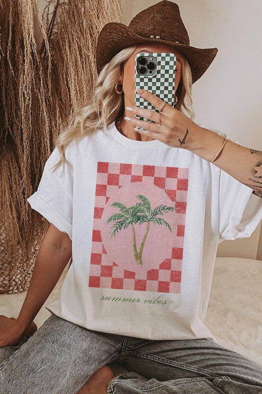Summer Retro Vibes Shirt-White
