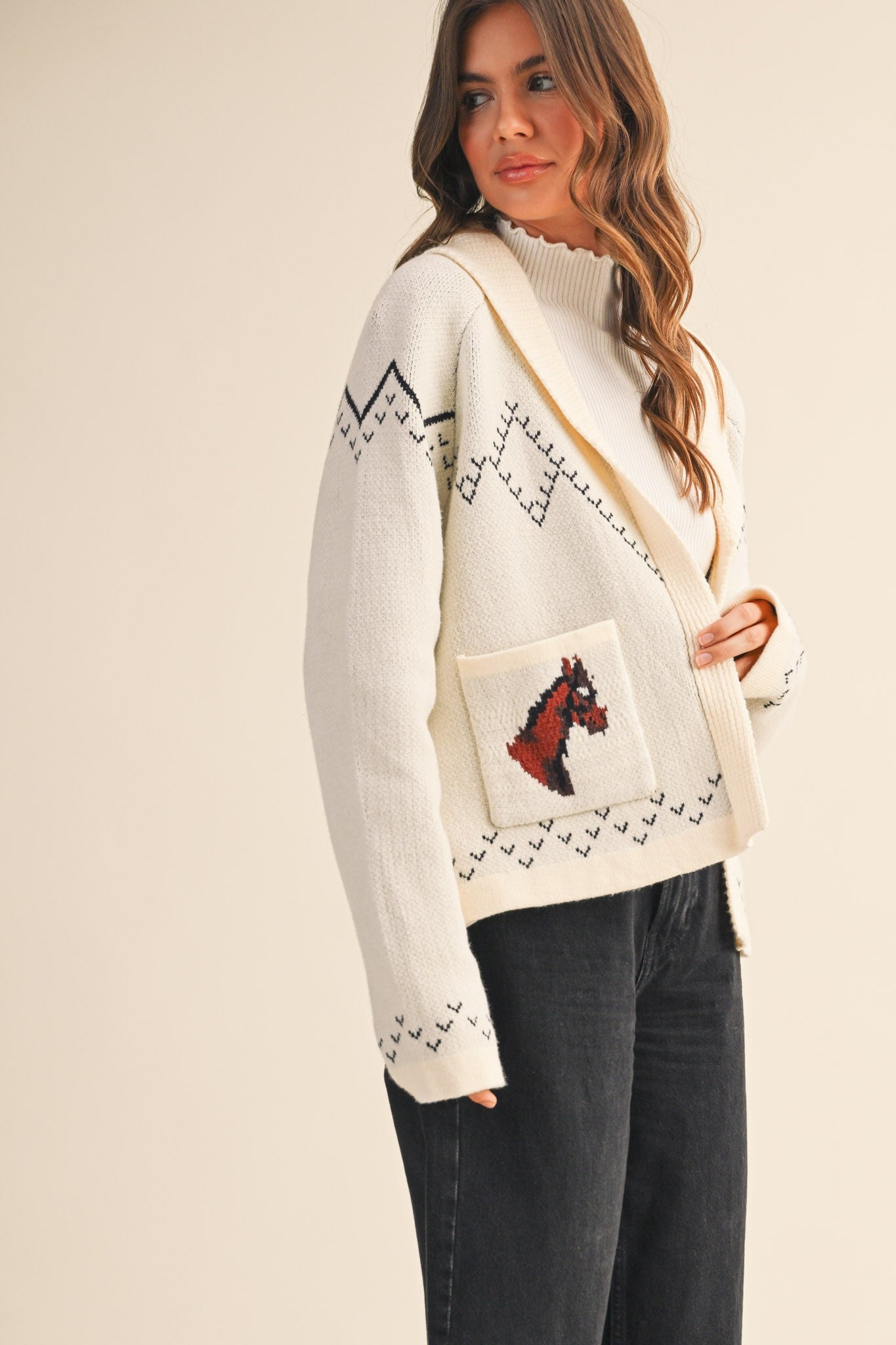 Horsin Around Cardigan