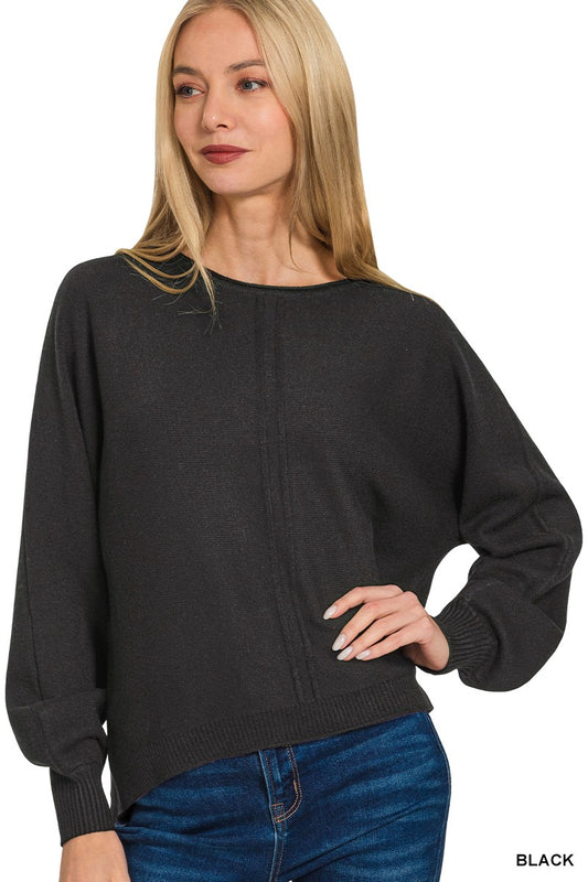 SOFTEST Casual Sweater-Black