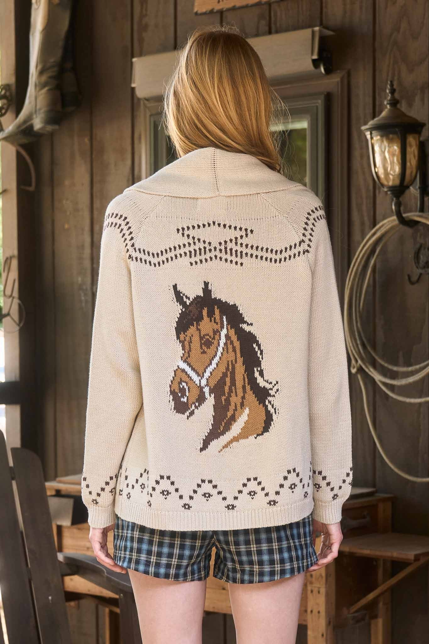 Horse Back Cardigan