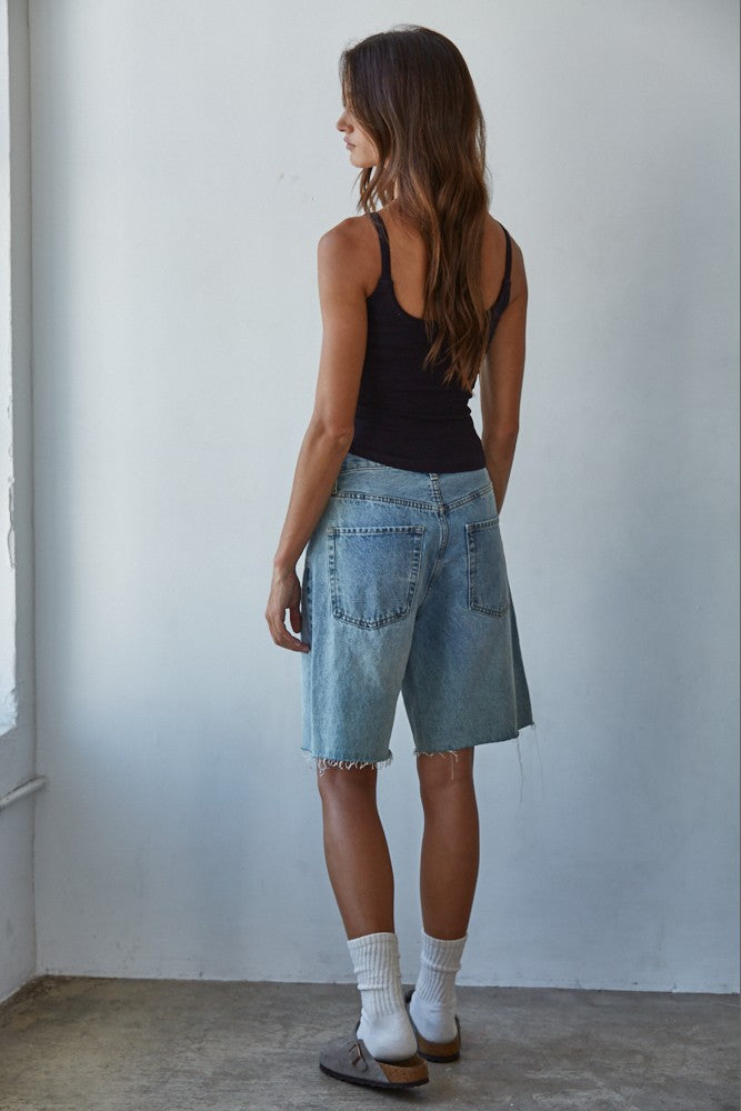 Built-In Ribbed Yoga Tank Top-Multi