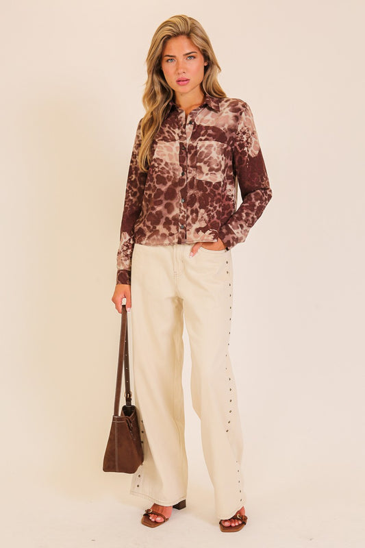 Leopard Print Blouse