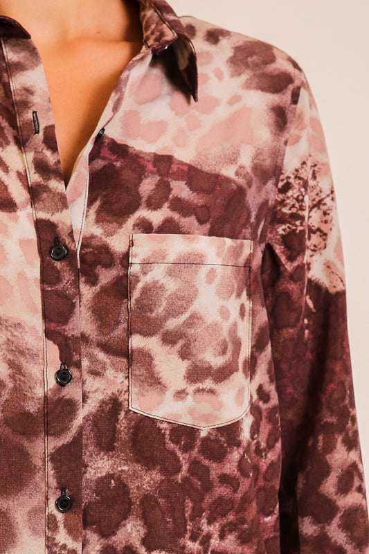 Leopard Print Blouse
