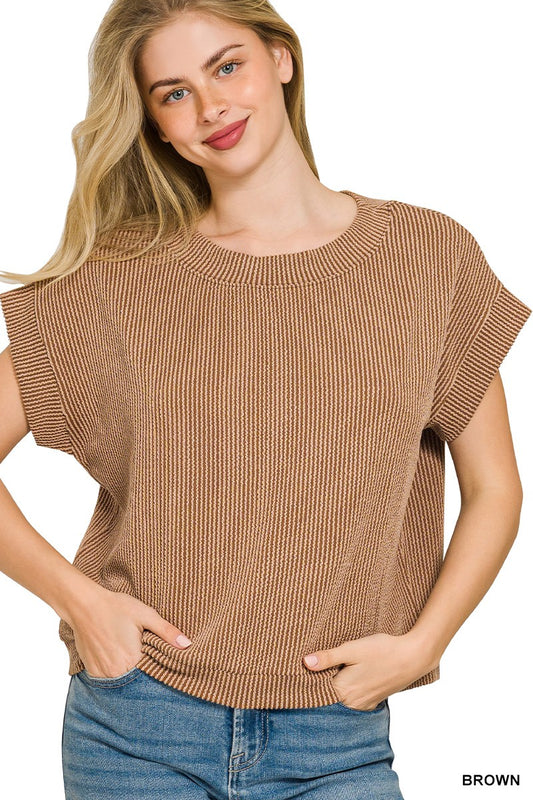 Textured Simple Tee