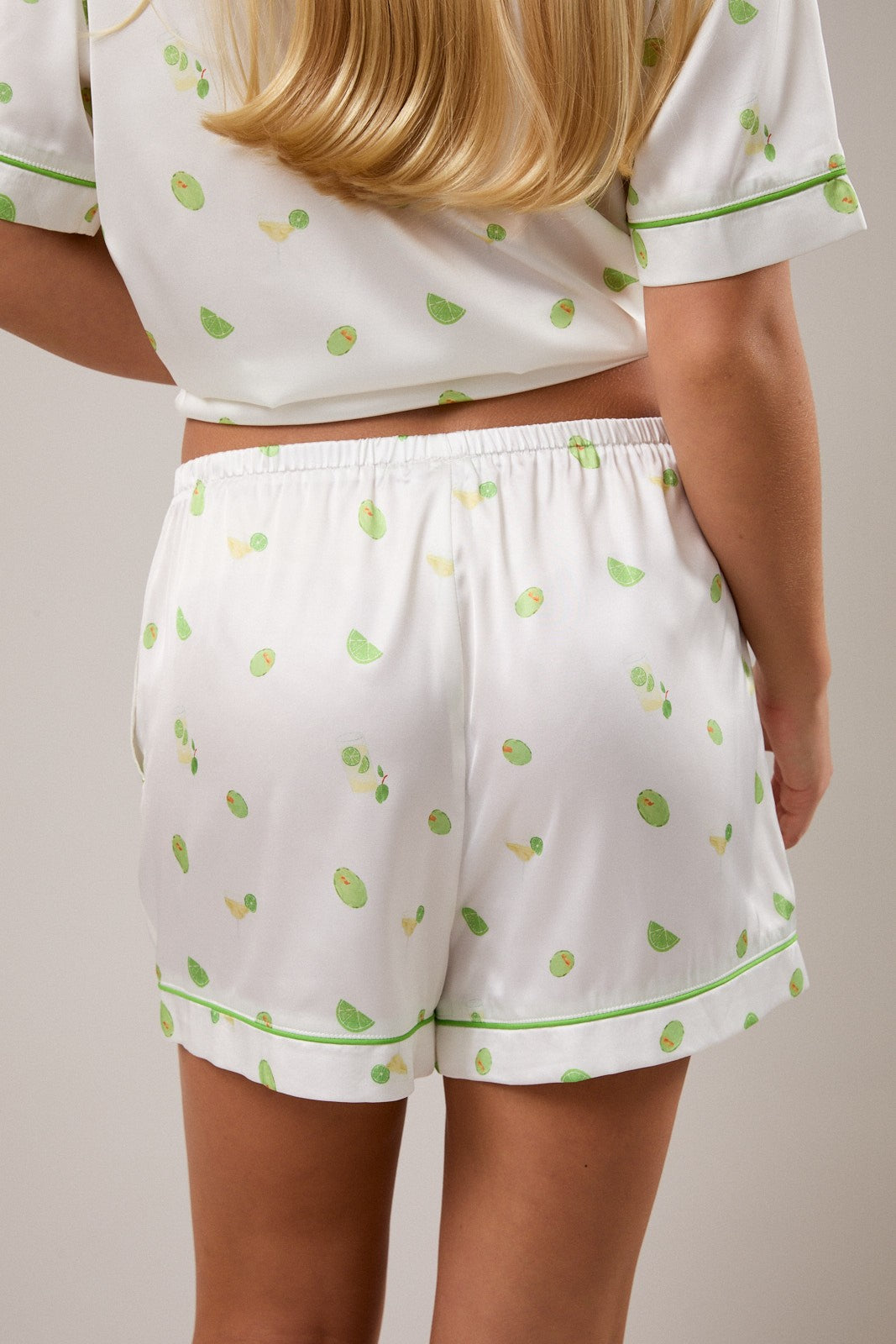 Martini Olive Luxury Pajamas Set