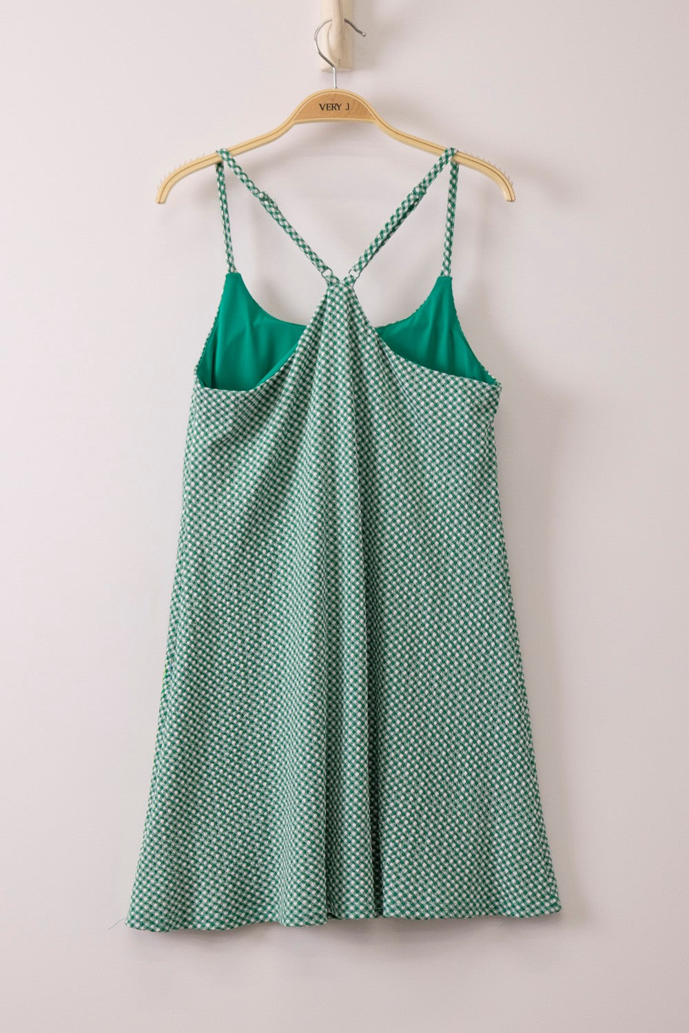 Green Textured Golf Dress