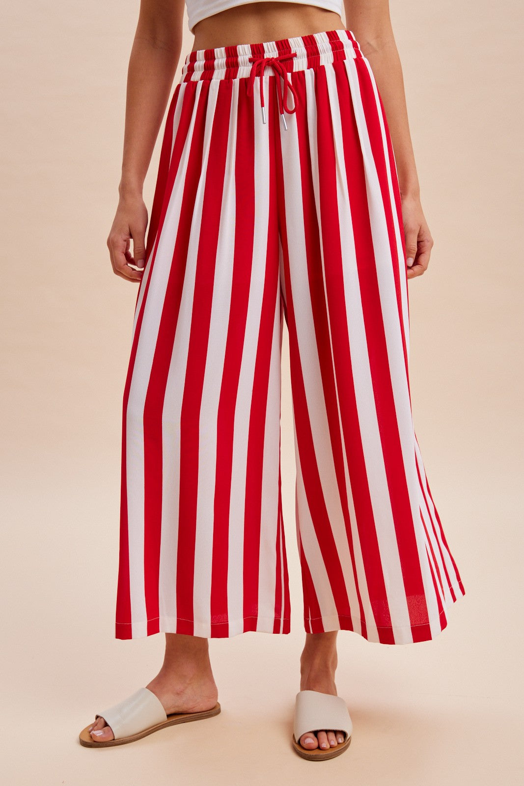 Wide Striped Pants